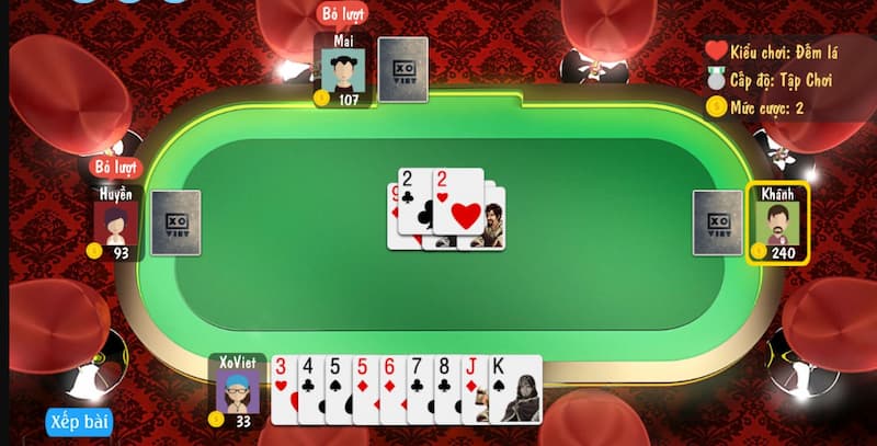 Kỹ năng nhớ và loại bài đã đánh rất quan trọng với game tiến lên miền Nam