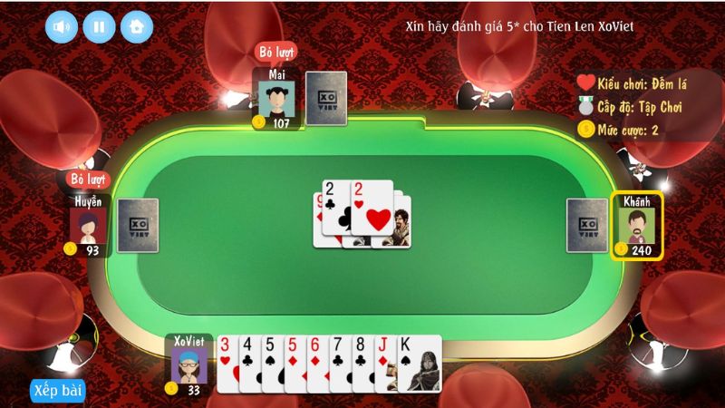 Cách nhớ bài Tiến Lên nhanh nhất mang lại sự chủ động
